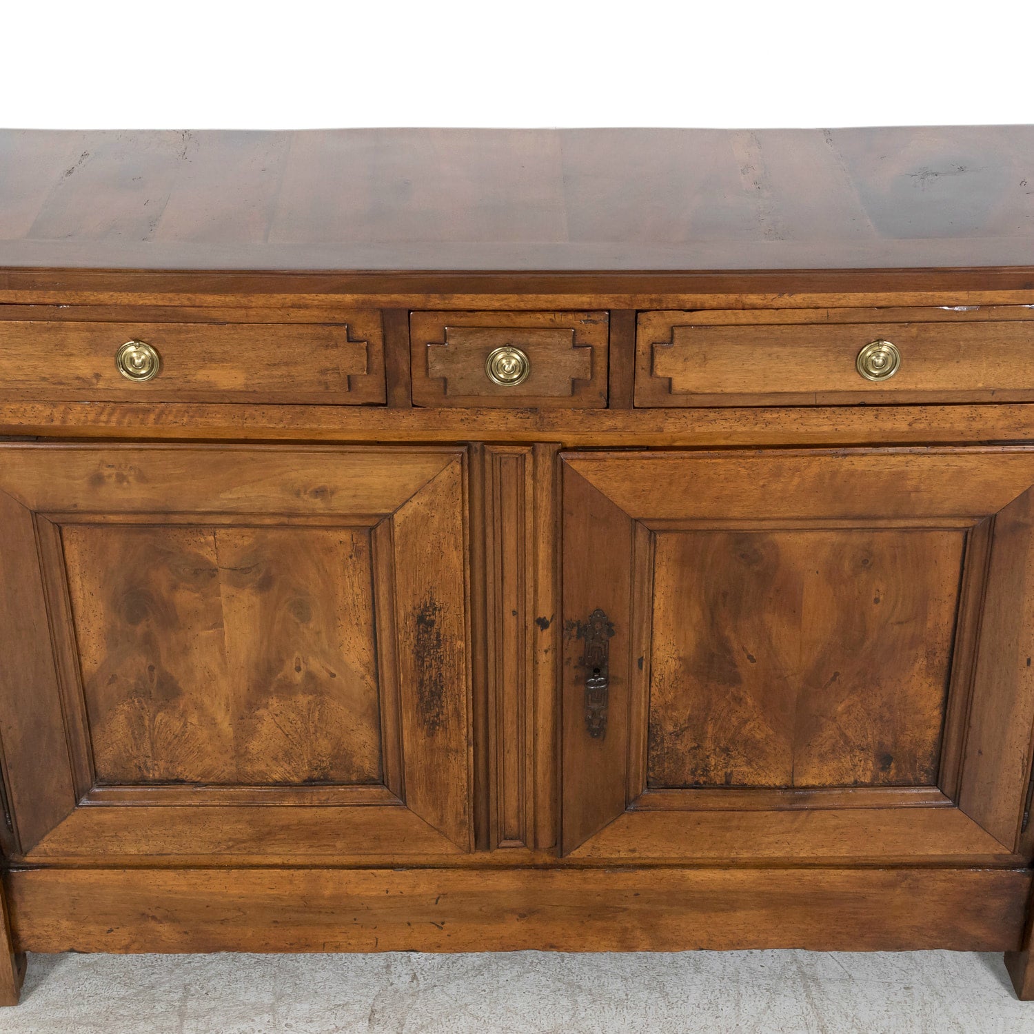 18th Century French Directoire Period Walnut Lyonnaise Buffet