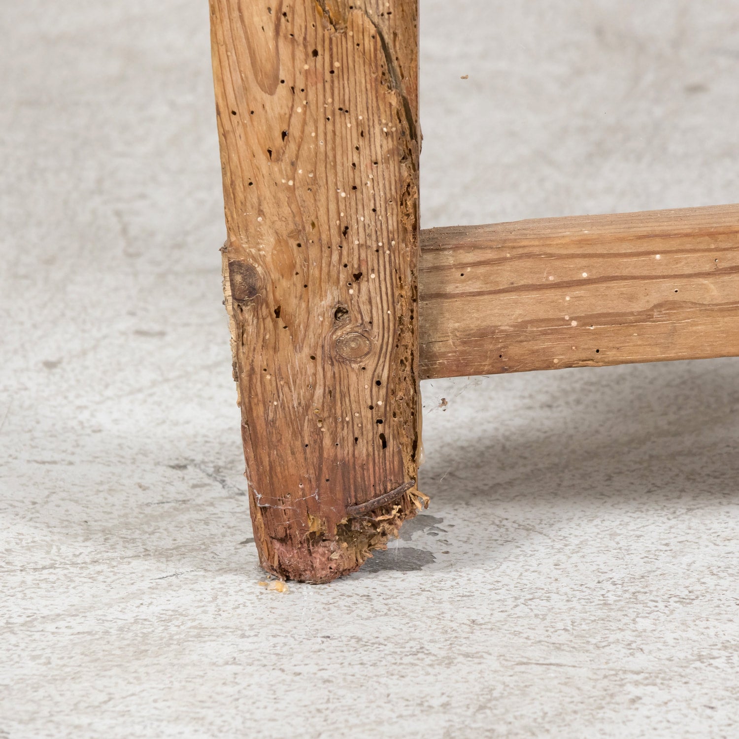 Large 18th Century Primitive Spanish Catalan Pine Bench