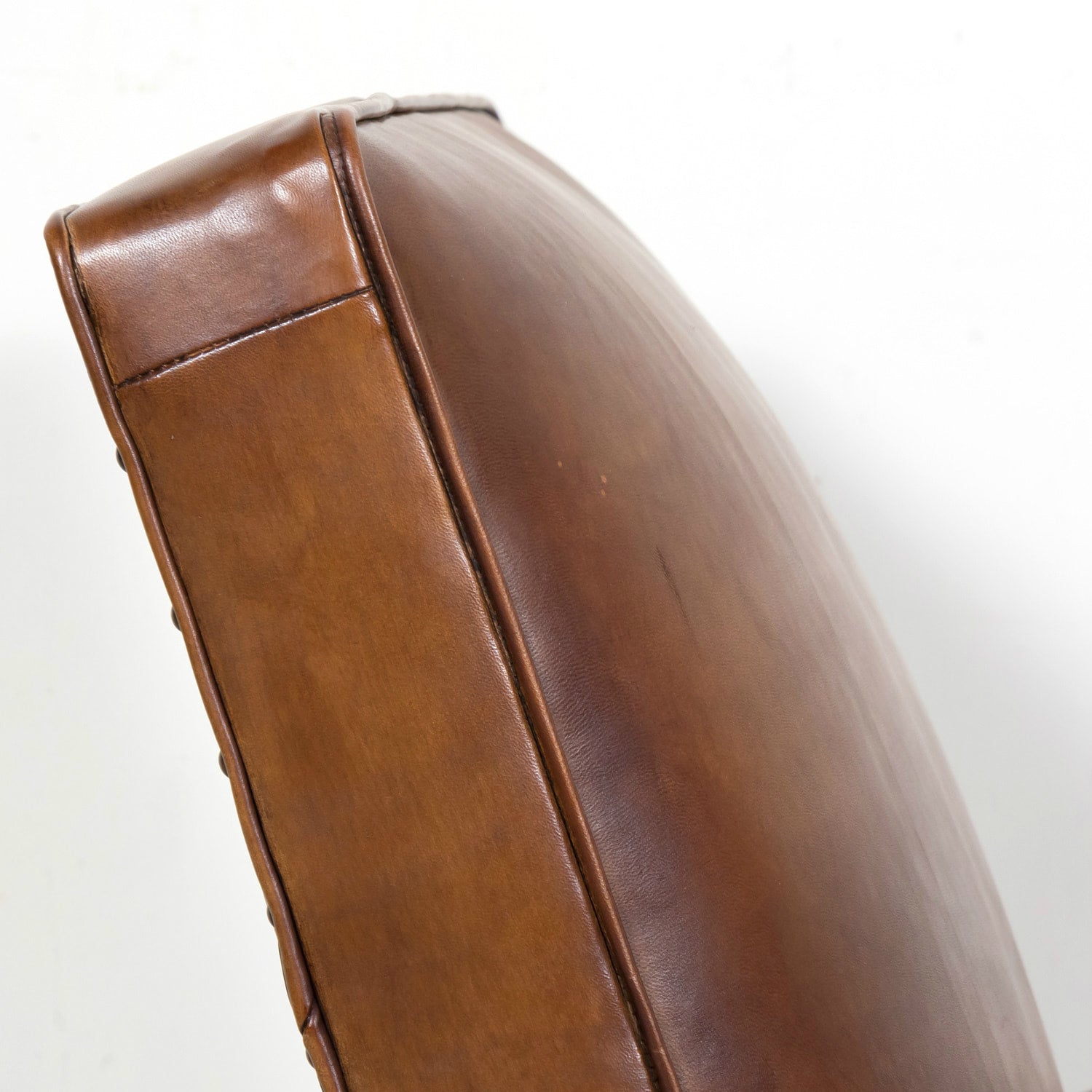 1930s Pair of French Art Deco Period Cognac Leather Club Chairs