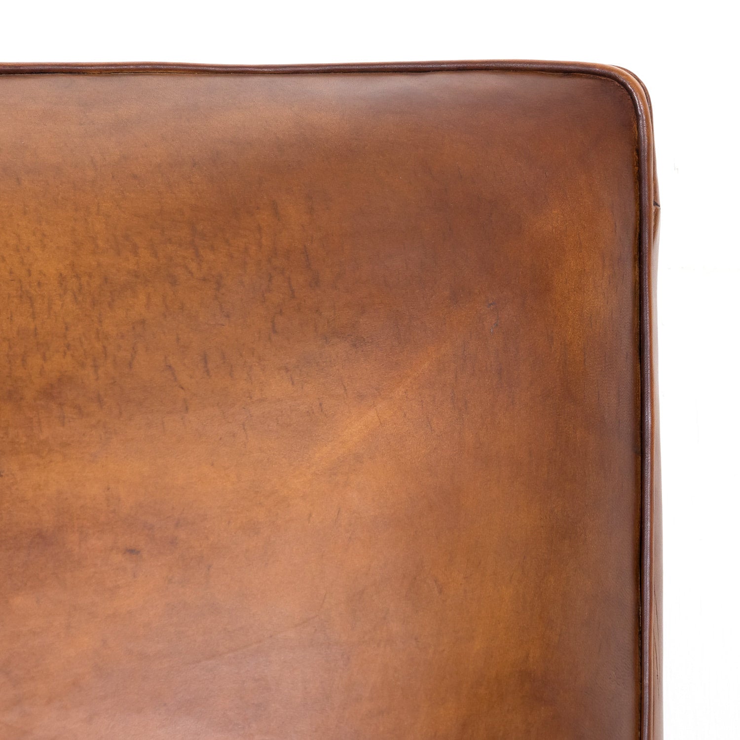 1930s Pair of French Art Deco Period Cognac Leather Club Chairs