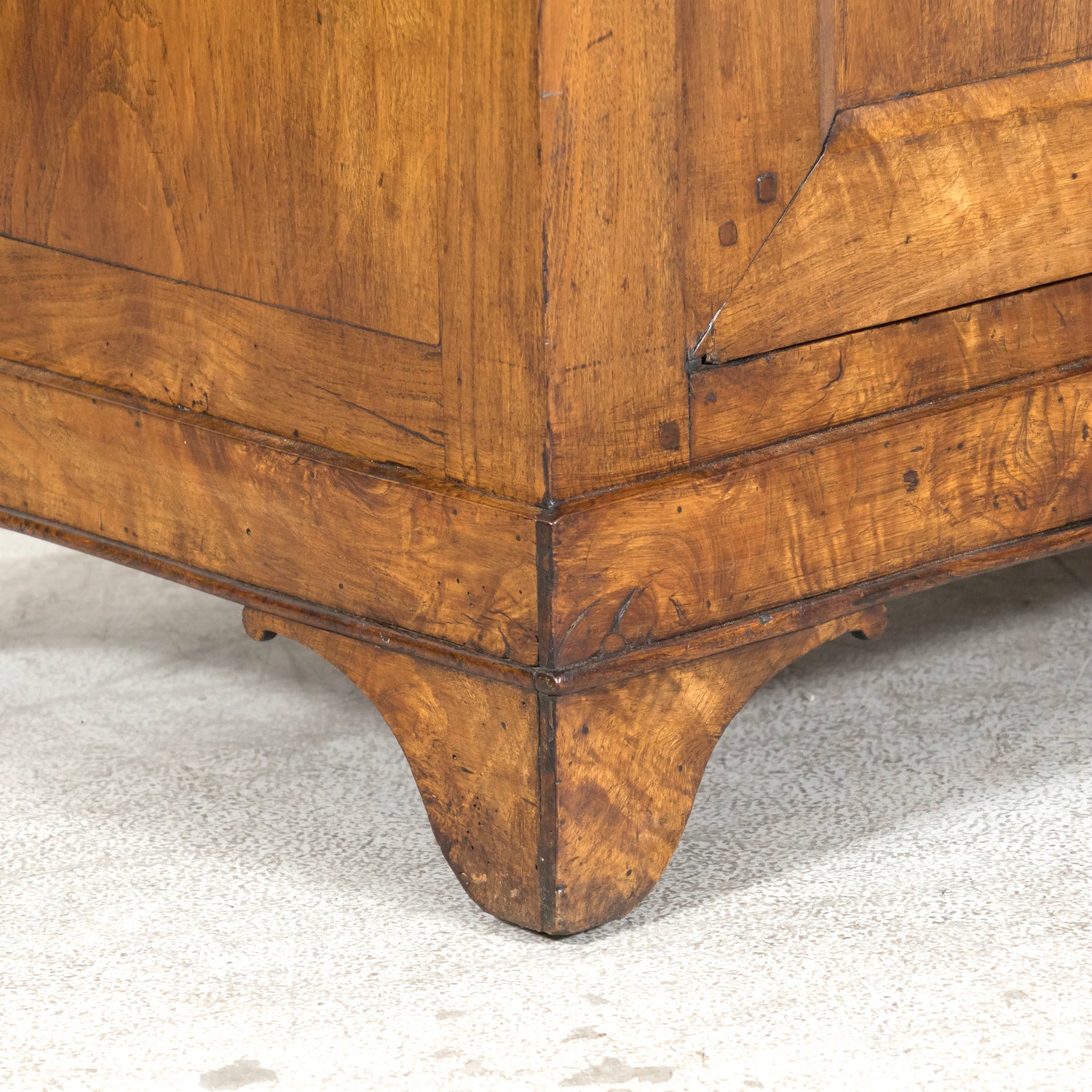 19th Century French Louis Philippe Period Burled Chestnut Buffet