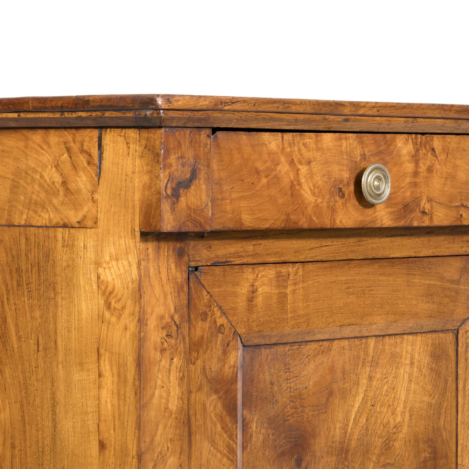 19th Century French Louis Philippe Period Burled Chestnut Buffet