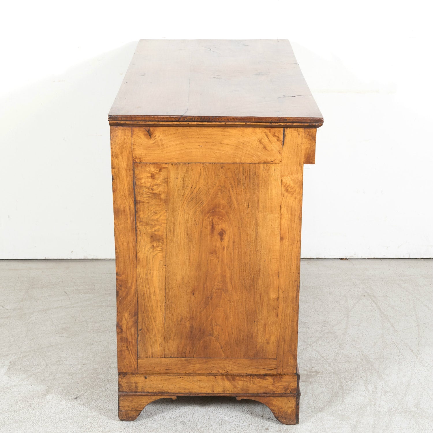 19th Century French Louis Philippe Period Burled Chestnut Buffet