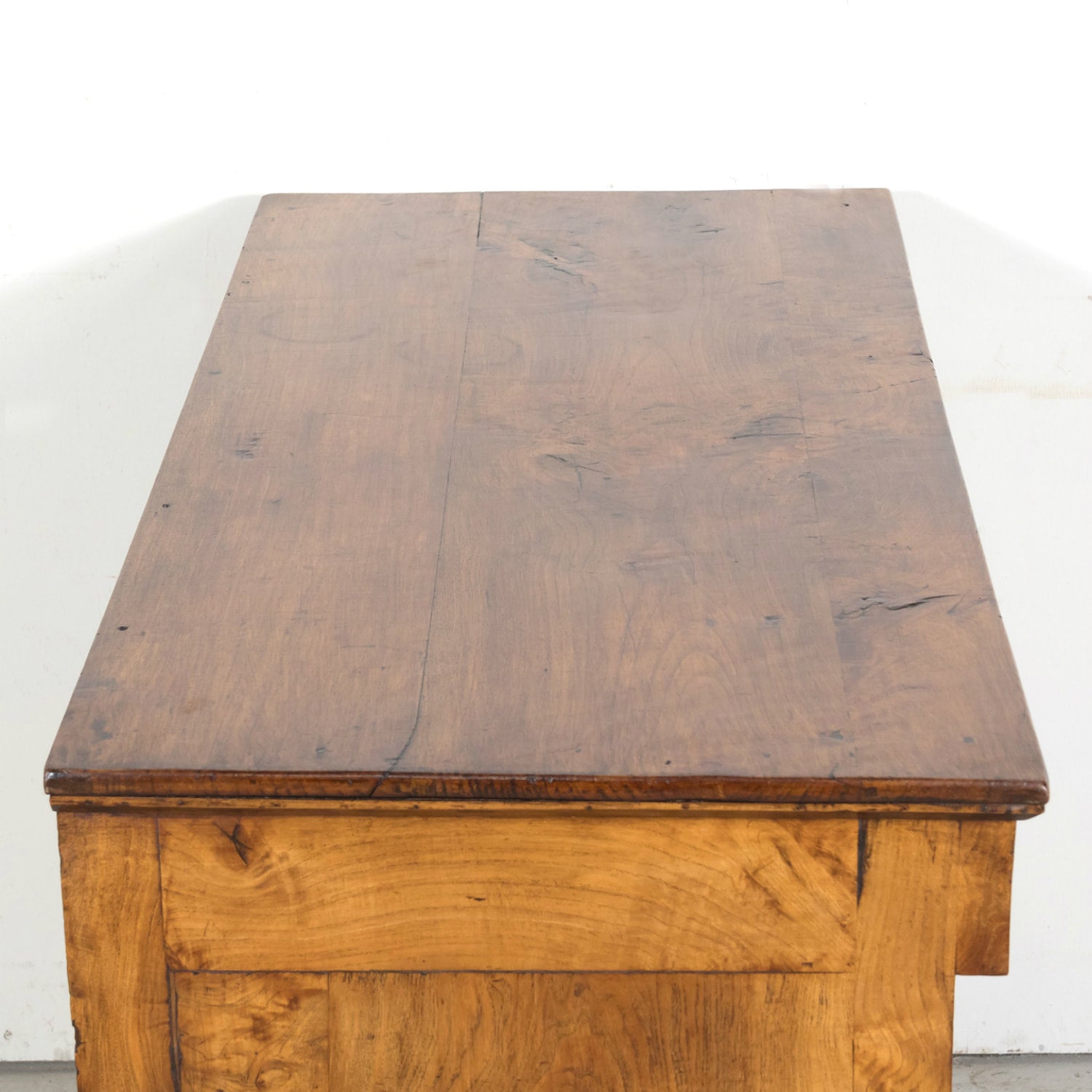 19th Century French Louis Philippe Period Burled Chestnut Buffet