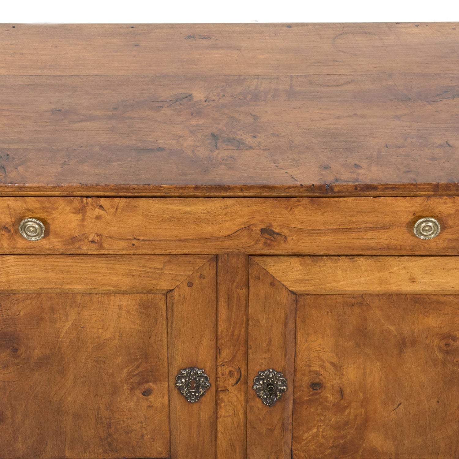 19th Century French Louis Philippe Period Burled Chestnut Buffet