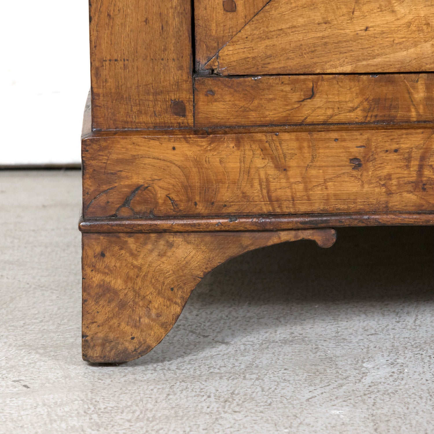 19th Century French Louis Philippe Period Burled Chestnut Buffet