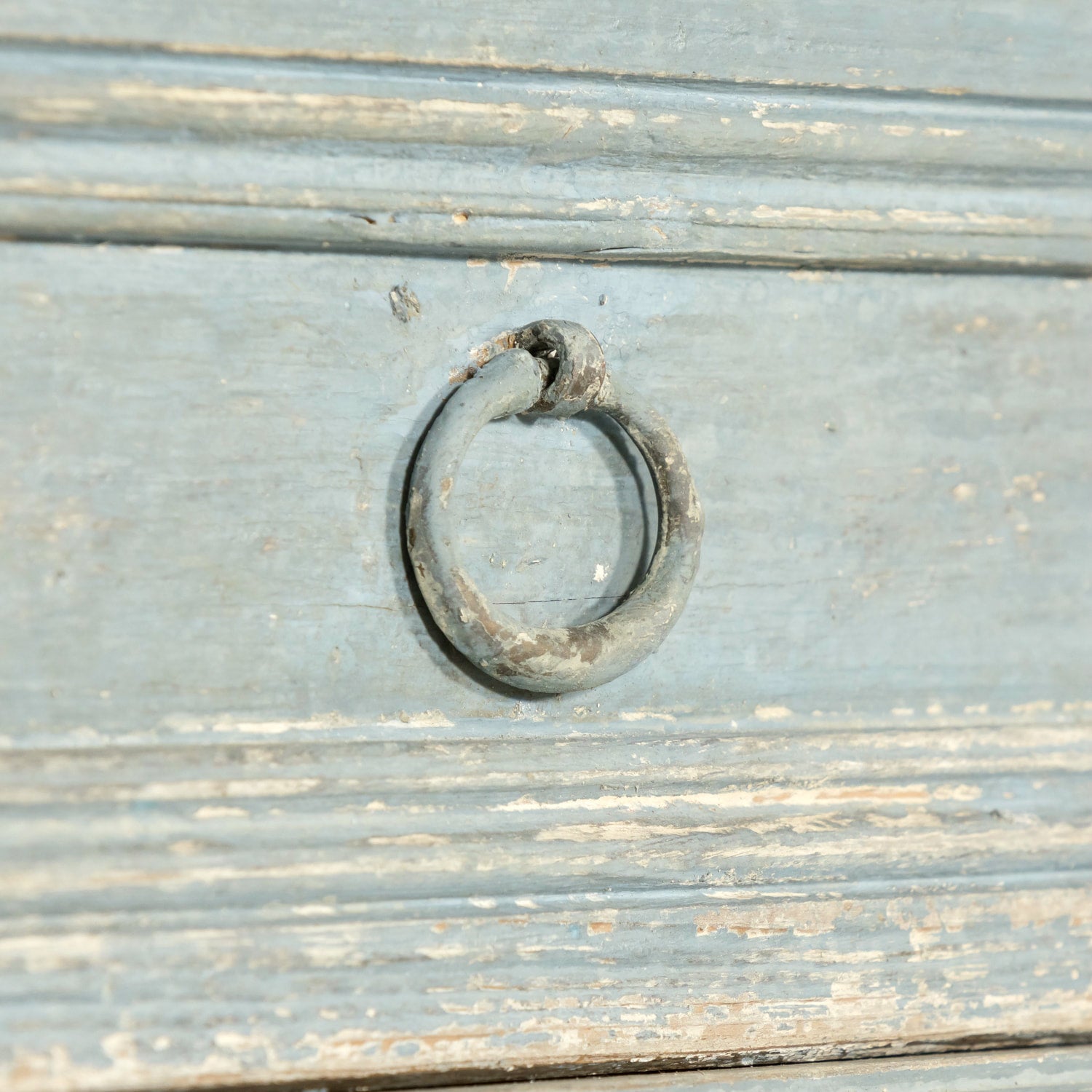 Painted Italian Four-Door Demilune Enfilade Buffet