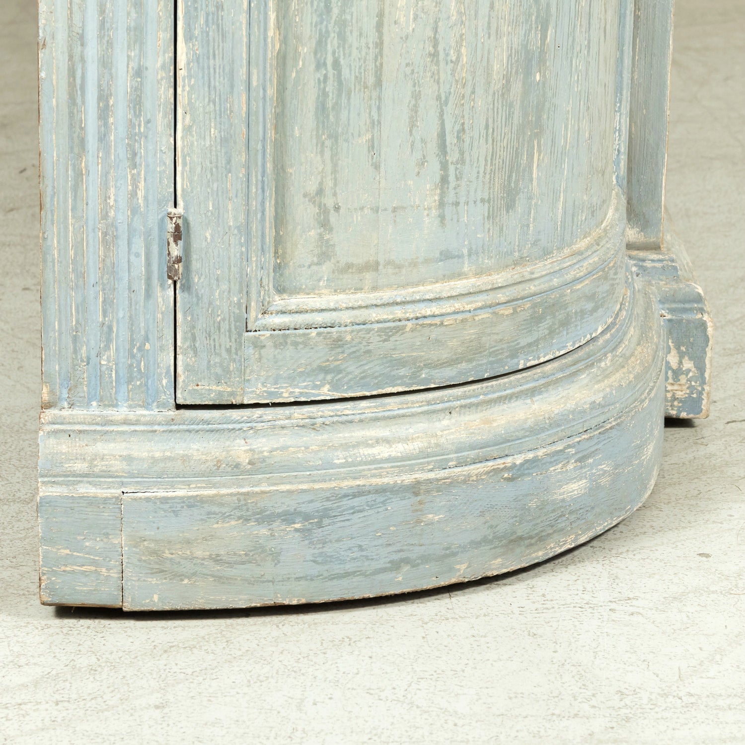 Painted Italian Four-Door Demilune Enfilade Buffet