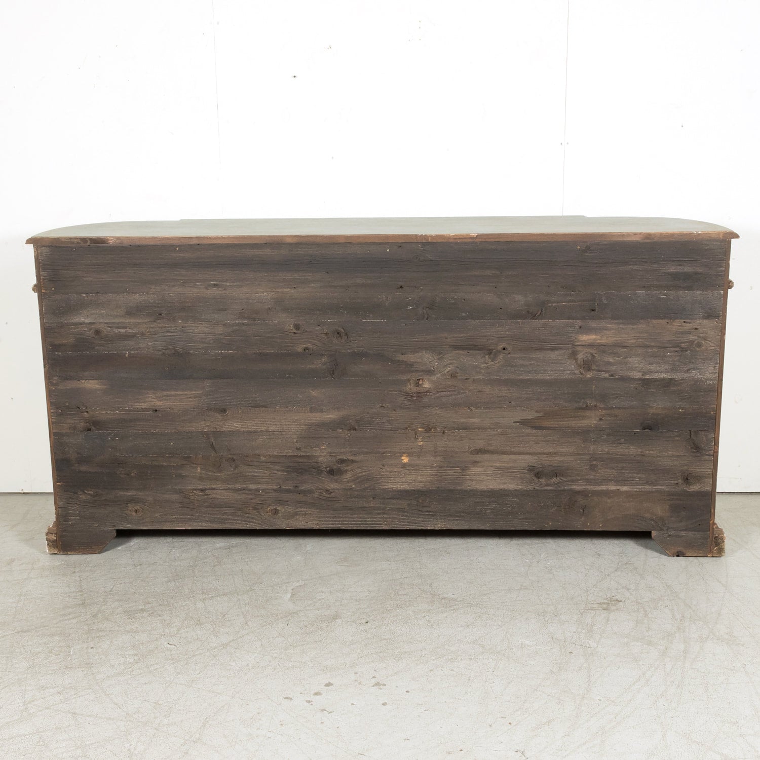 Painted Italian Four-Door Demilune Enfilade Buffet