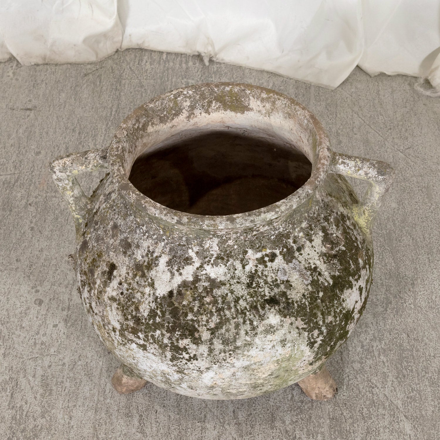 Mid-Century Modern Willy Guhl Cauldron Shaped Marmite Planter