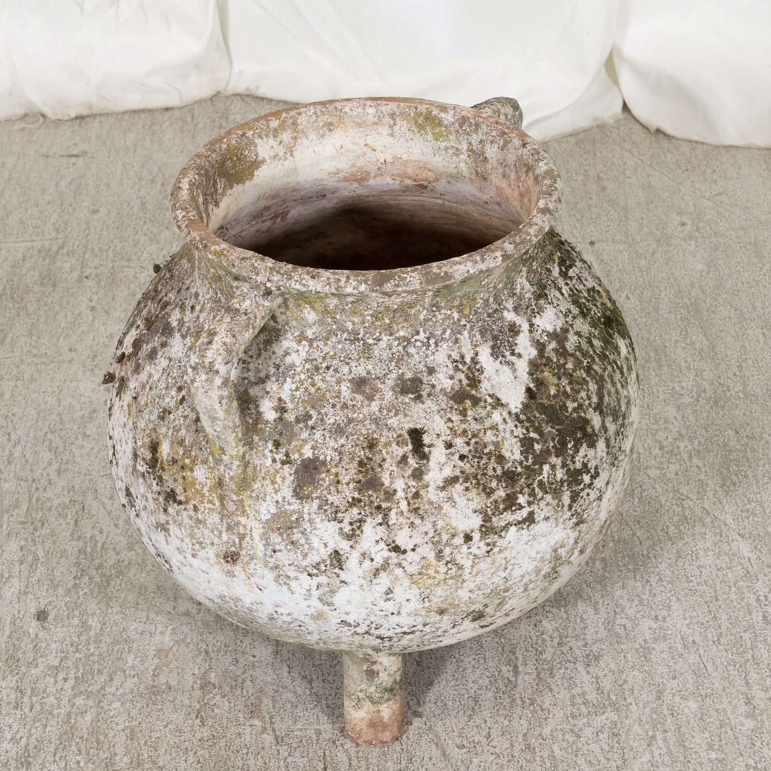 Mid-Century Modern Willy Guhl Cauldron Shaped Marmite Planter