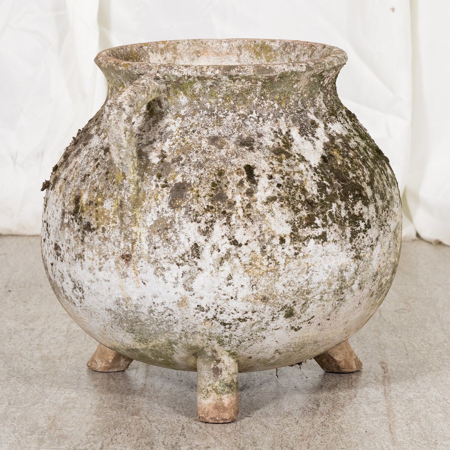 Mid-Century Modern Willy Guhl Cauldron Shaped Marmite Planter