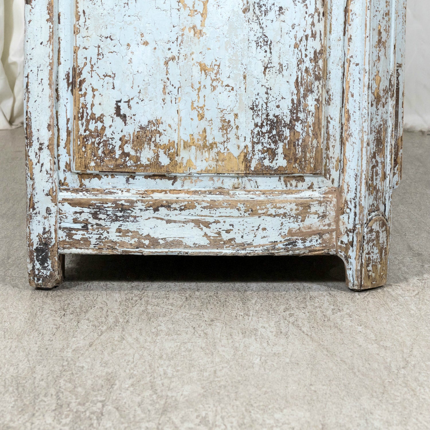 Large 17th Century French Louis XIV Period Painted Buffet Deux Corps