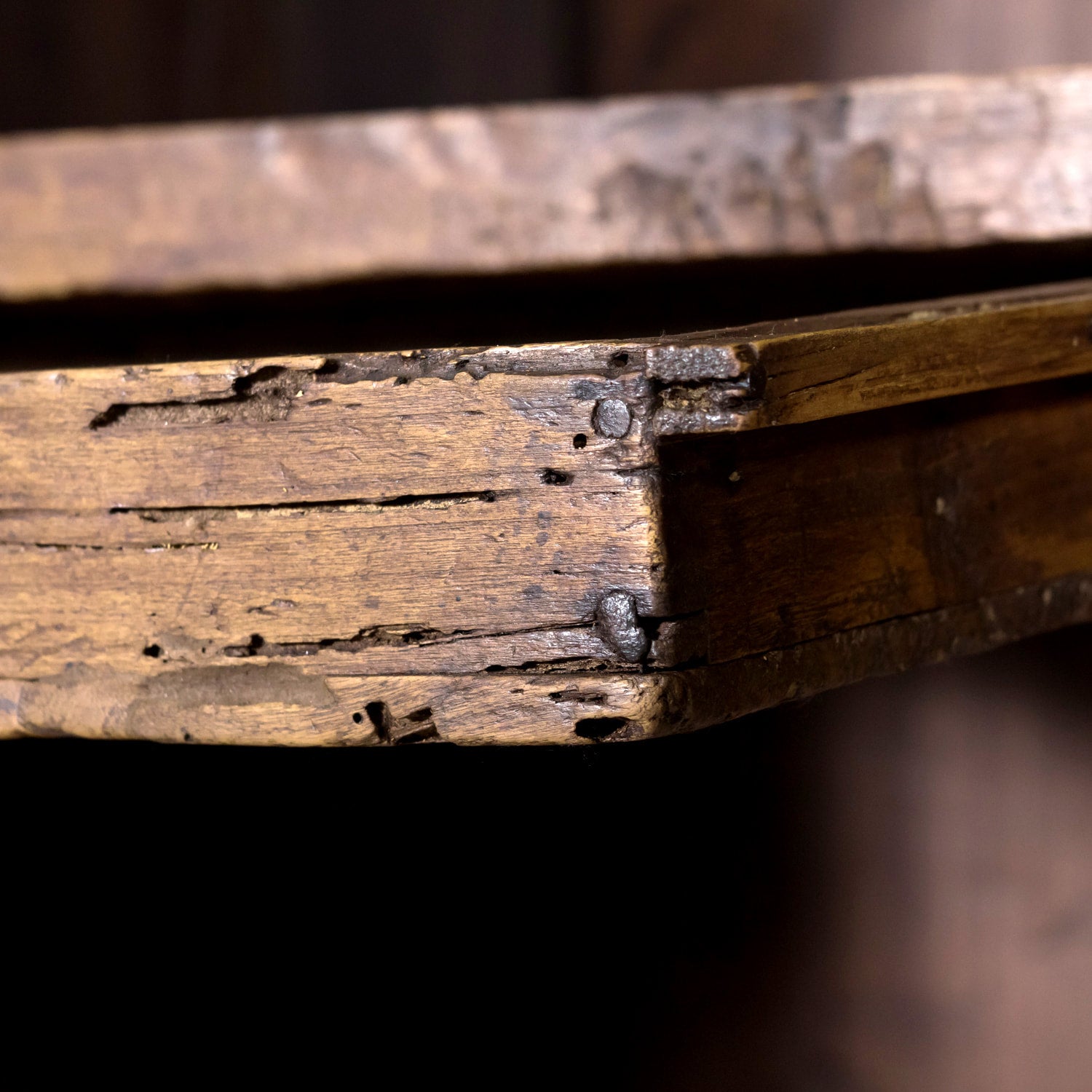 Large 17th Century French Louis XIV Period Painted Buffet Deux Corps