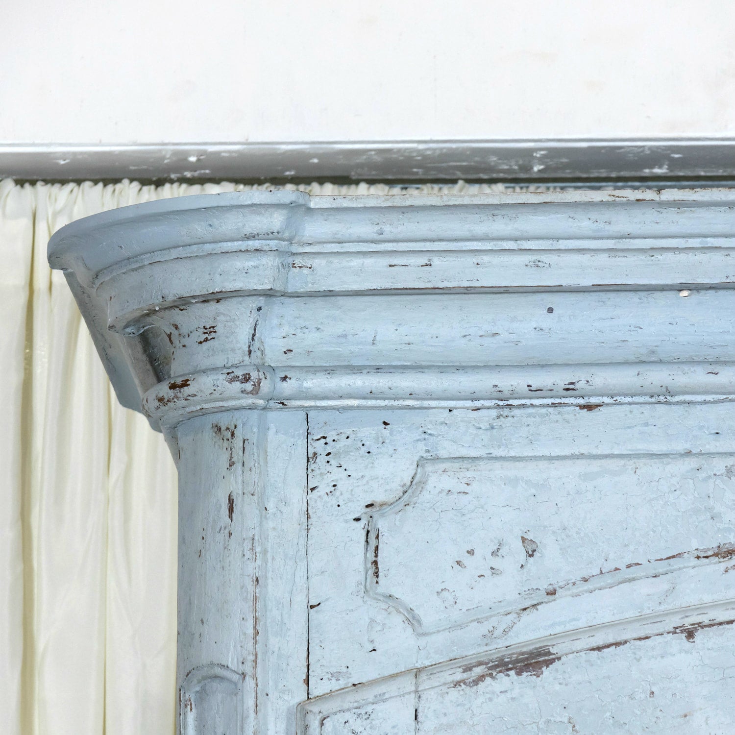 Large 17th Century French Louis XIV Period Painted Buffet Deux Corps