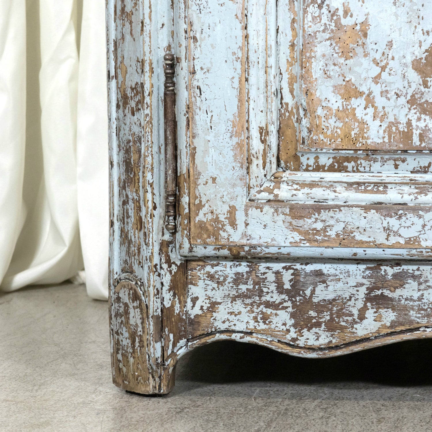 Large 17th Century French Louis XIV Period Painted Buffet Deux Corps