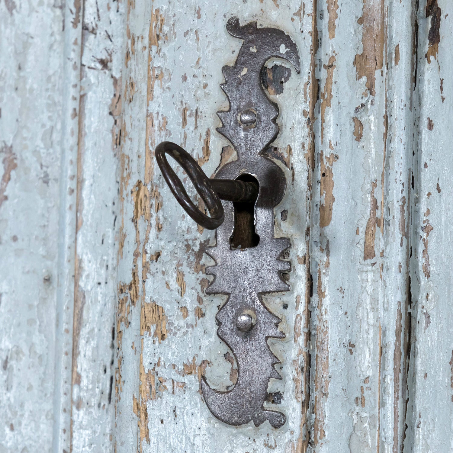 Large 17th Century French Louis XIV Period Painted Buffet Deux Corps