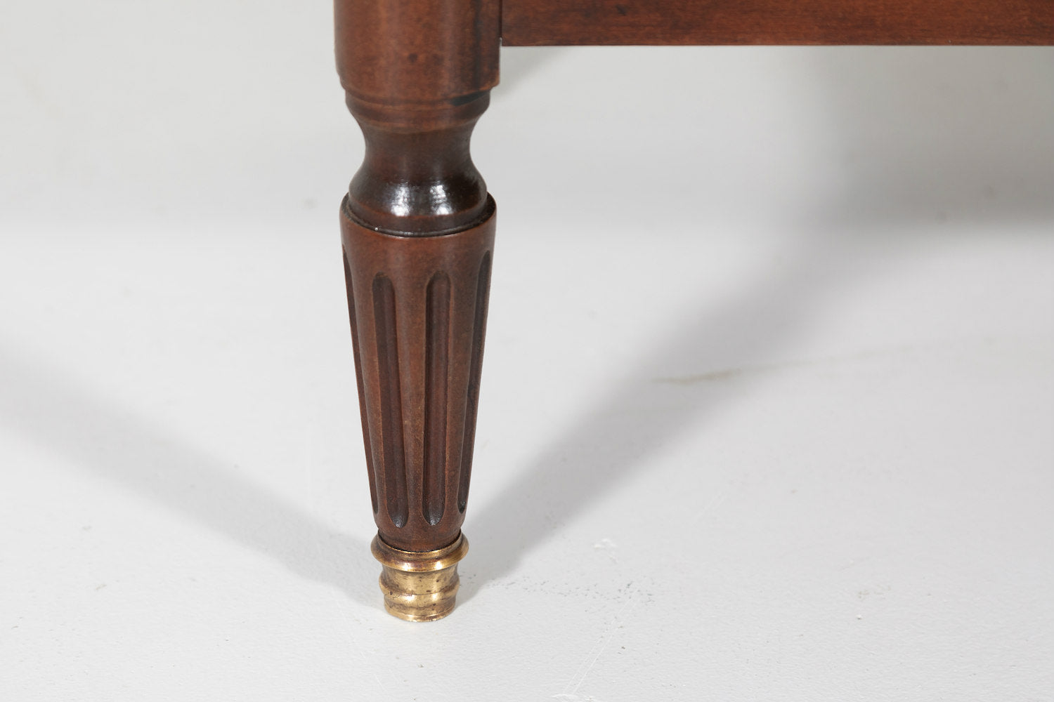 French Louis XVI Style Three-Drawer Walnut Commode 