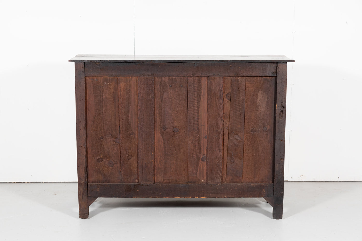 18th Century French Provincial Louis XV Period Cherry Buffet with Burled Walnut Inlay