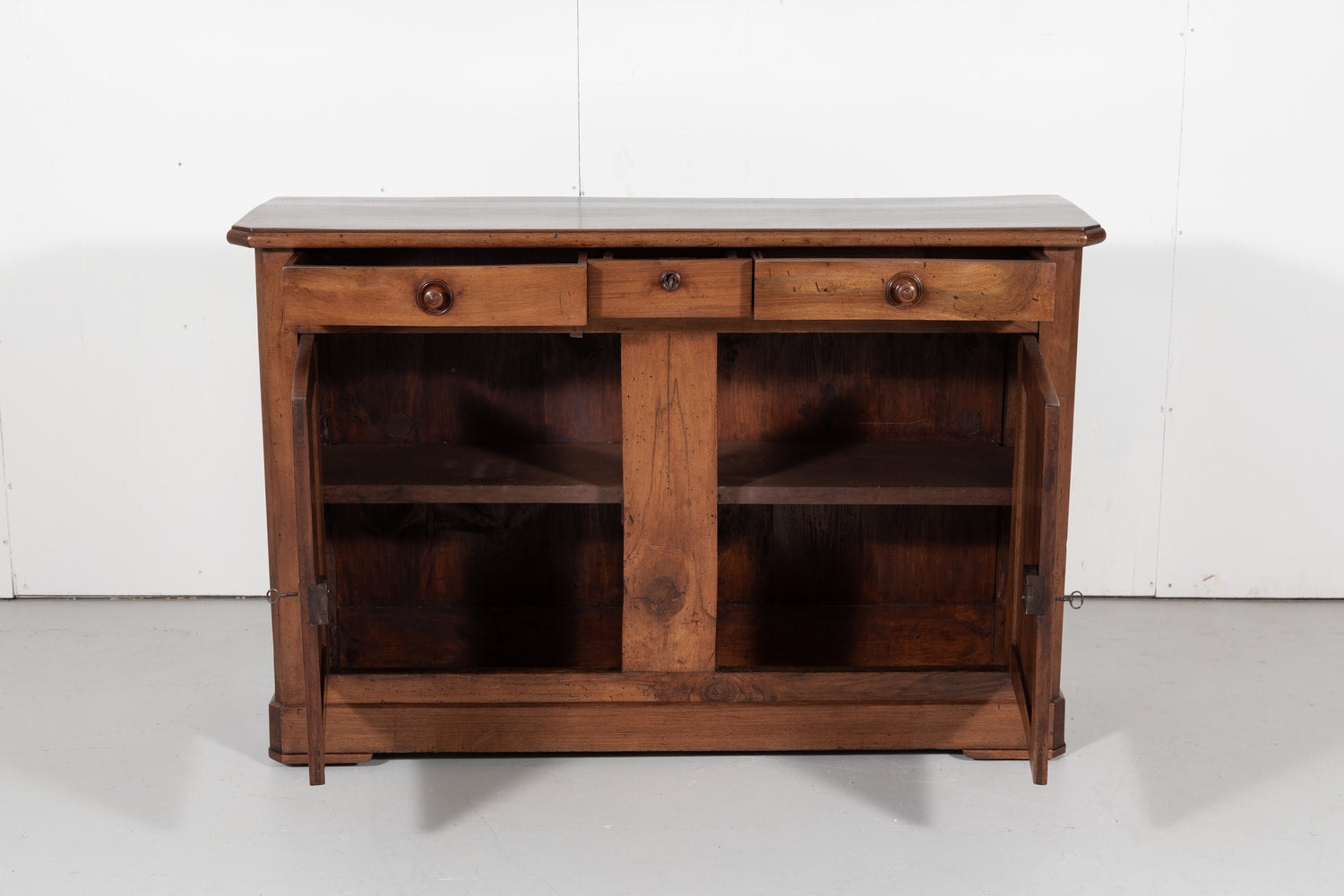 French Period Louis Philippe Walnut Buffet