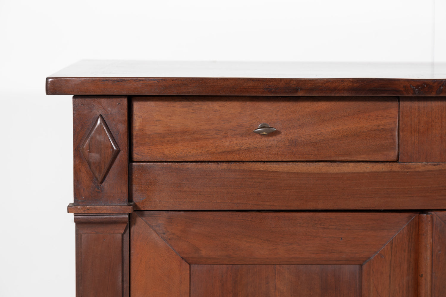 French Directoire Style Walnut Enfilade Buffet