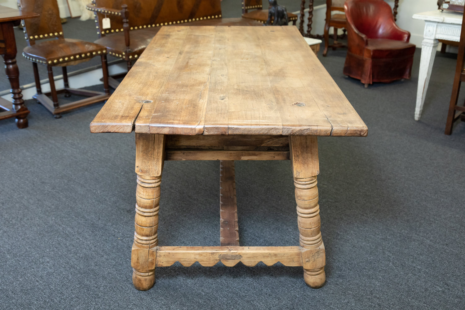 Early 19th Century Rustic French Provincial Work Table
