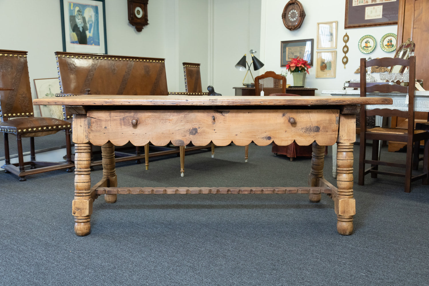 Early 19th Century Rustic French Provincial Work Table