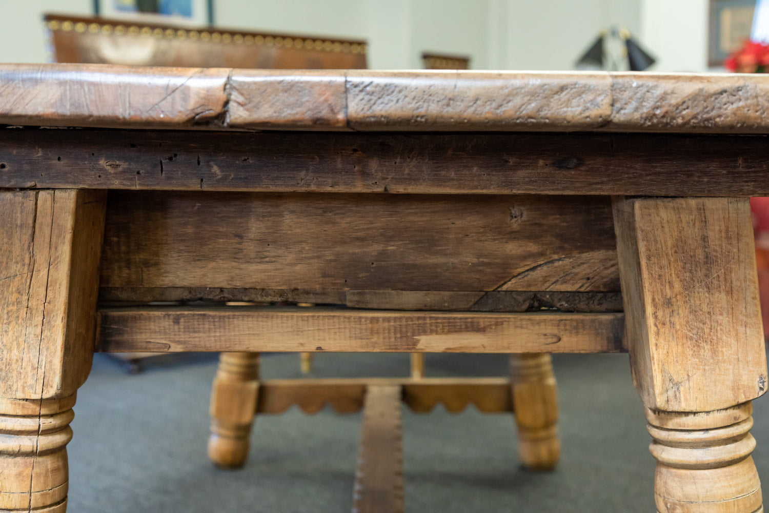 Early 19th Century Rustic French Provincial Work Table