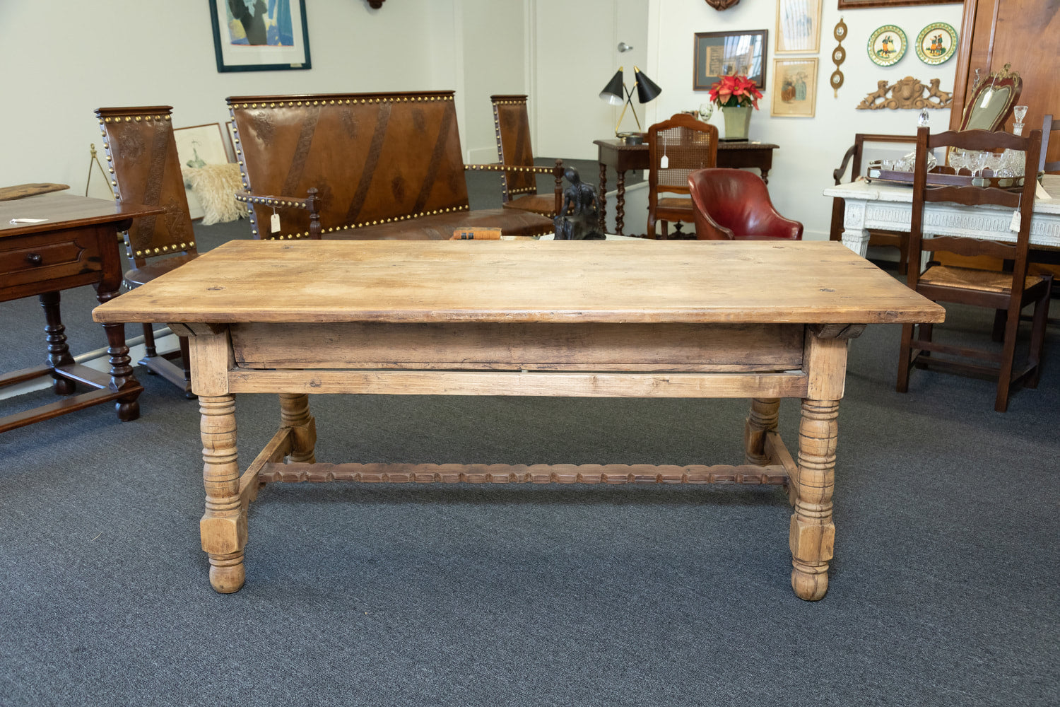 Early 19th Century Rustic French Provincial Work Table