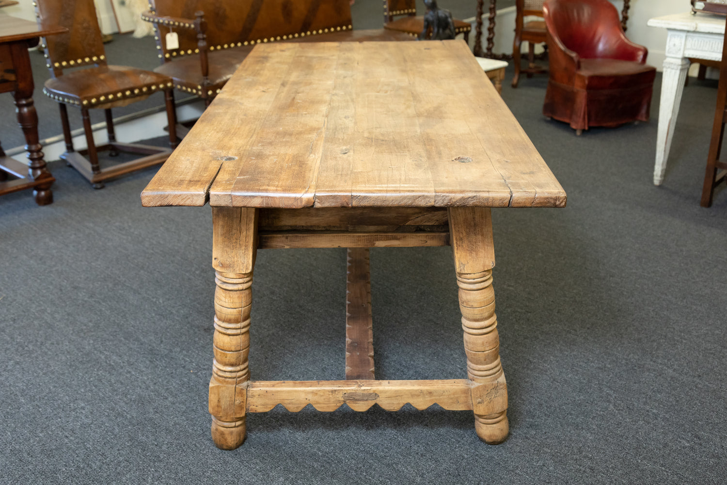Early 19th Century Rustic French Provincial Work Table