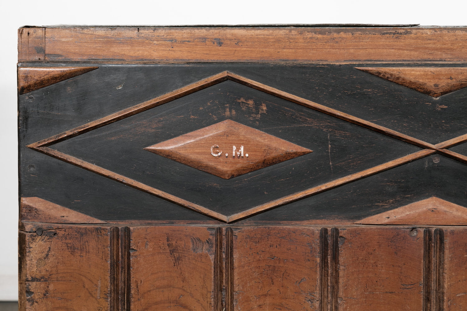 Large French Louis XVI Style Wood Jardiniere or Planter with Divided Zinc Inserts