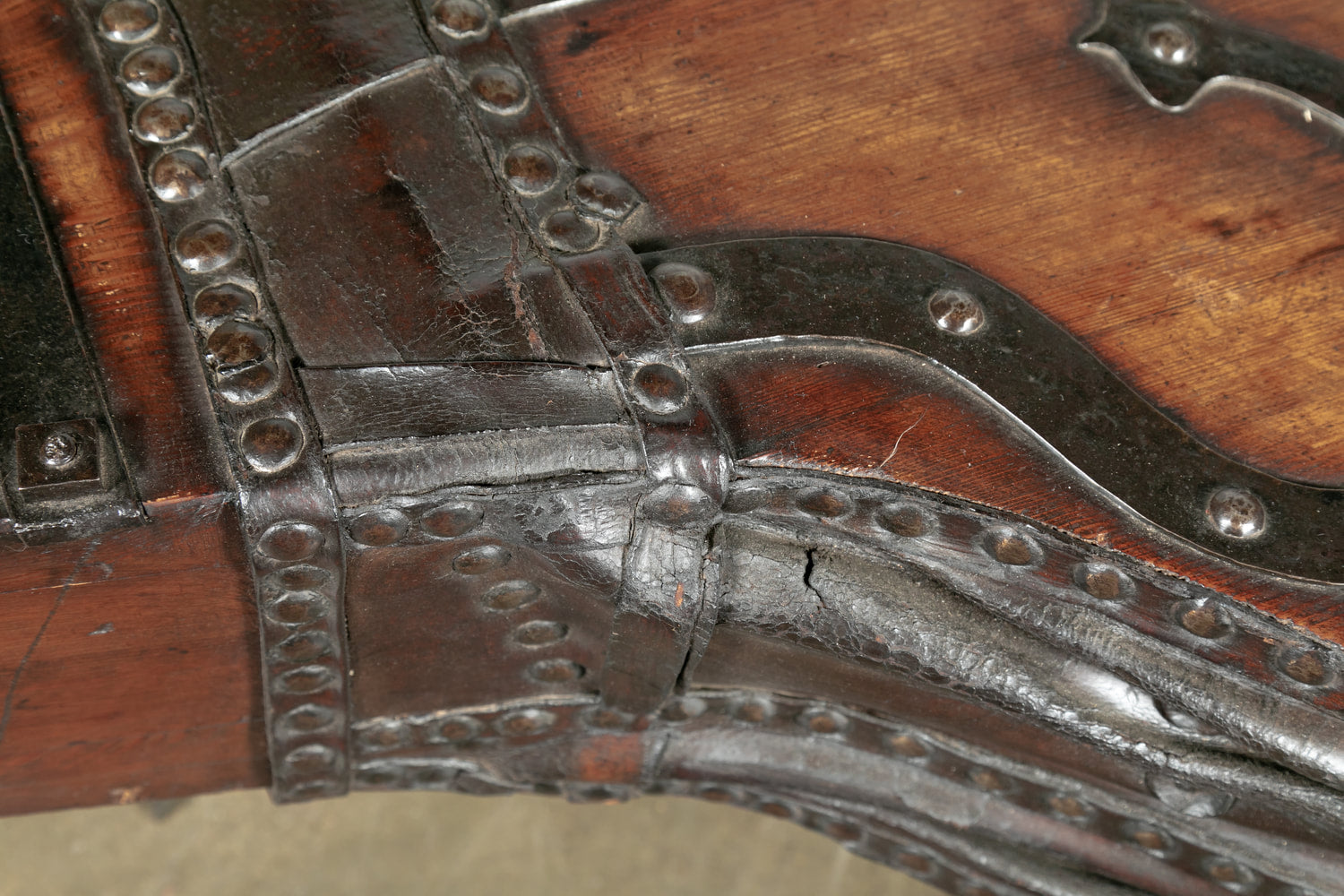 Large 19th Century French Blacksmith Forge Bellows Coffee Table