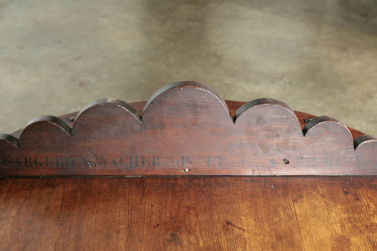 Large 19th Century French Blacksmith Forge Bellows Coffee Table