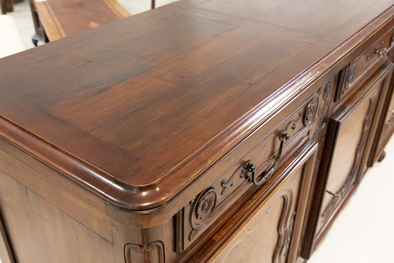 19th Century French Country Louis XV Style Bressan Enfilade Buffet