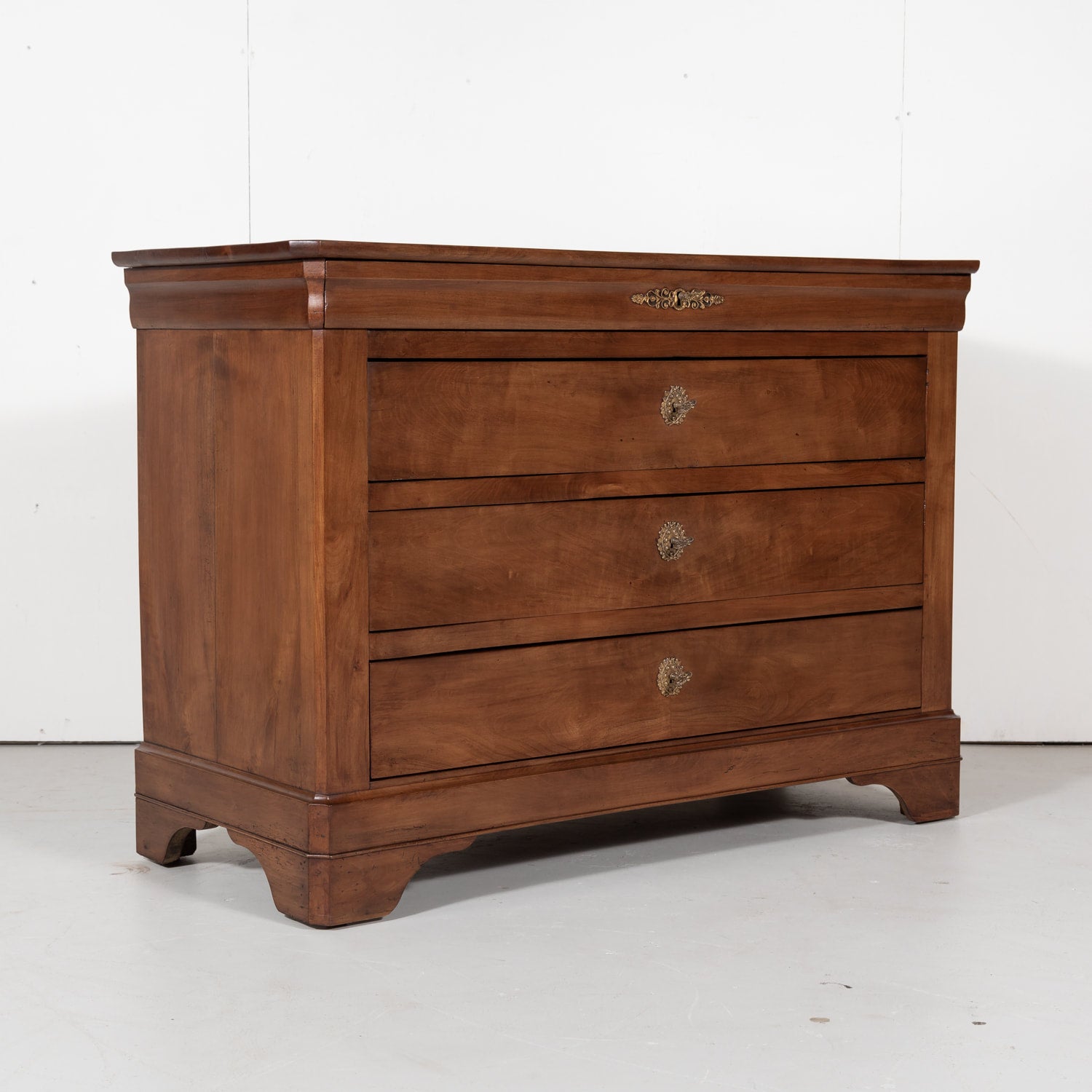 Louis Philippe Period Cherry Commode with Four Drawers 