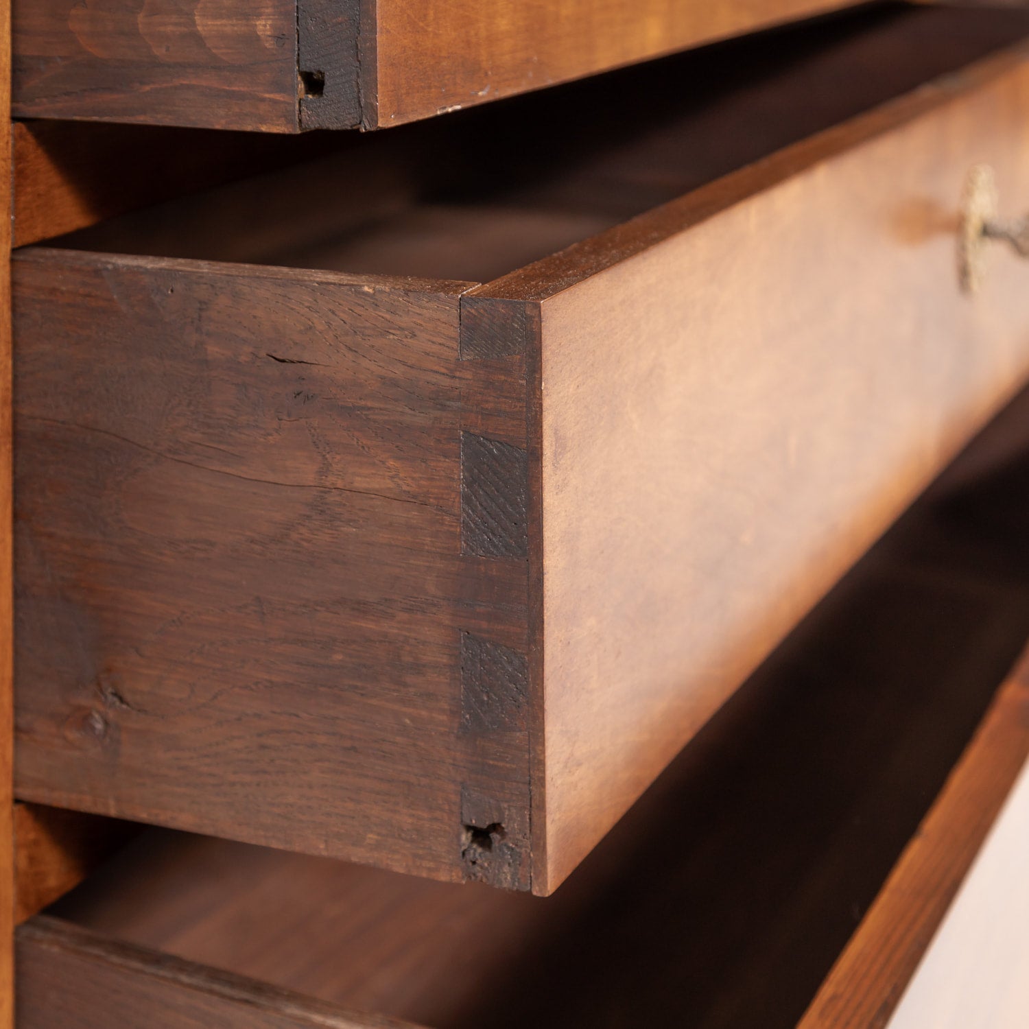 Louis Philippe Period Cherry Commode with Four Drawers 