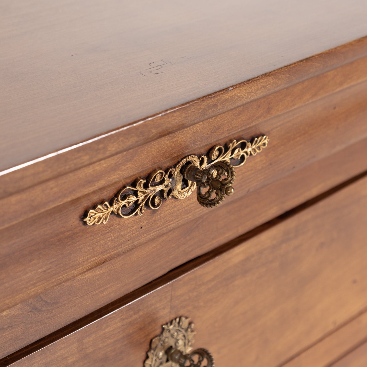 Louis Philippe Period Cherry Commode with Four Drawers 