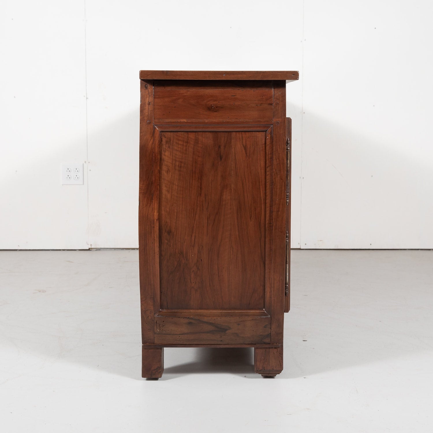 Antique French Provincial Solid Walnut Enfilade Buffet