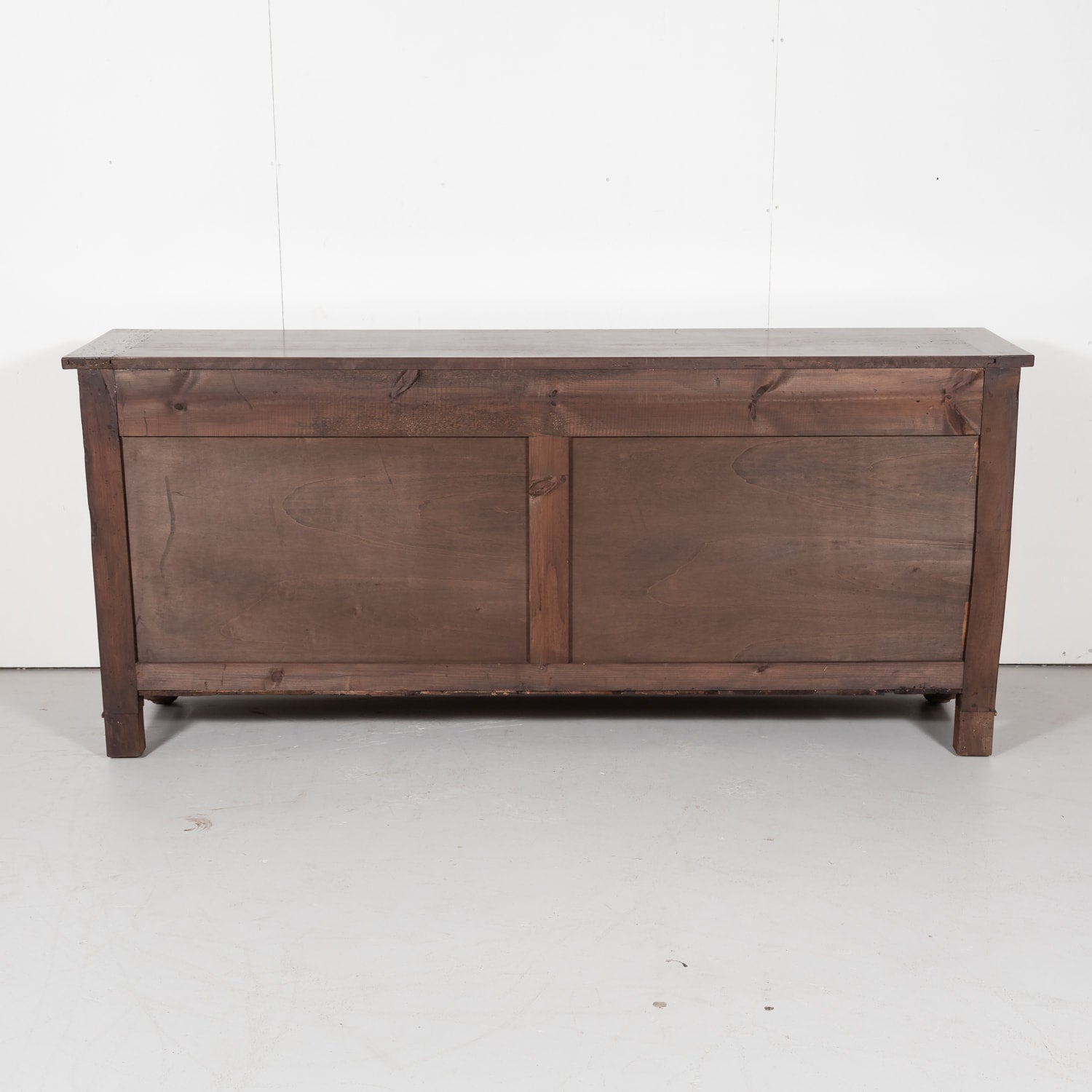 Antique French Provincial Solid Walnut Enfilade Buffet