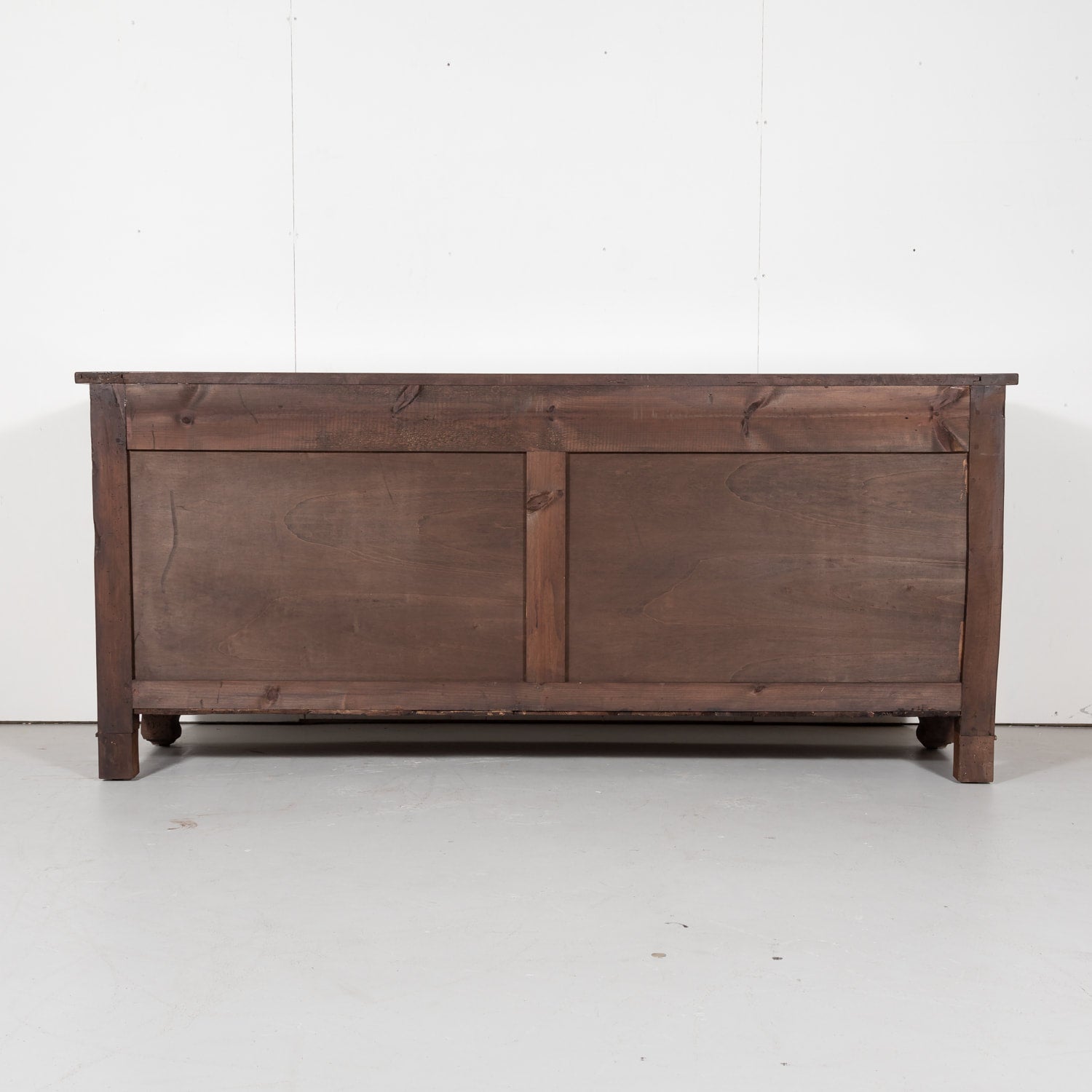 Antique French Provincial Solid Walnut Enfilade Buffet