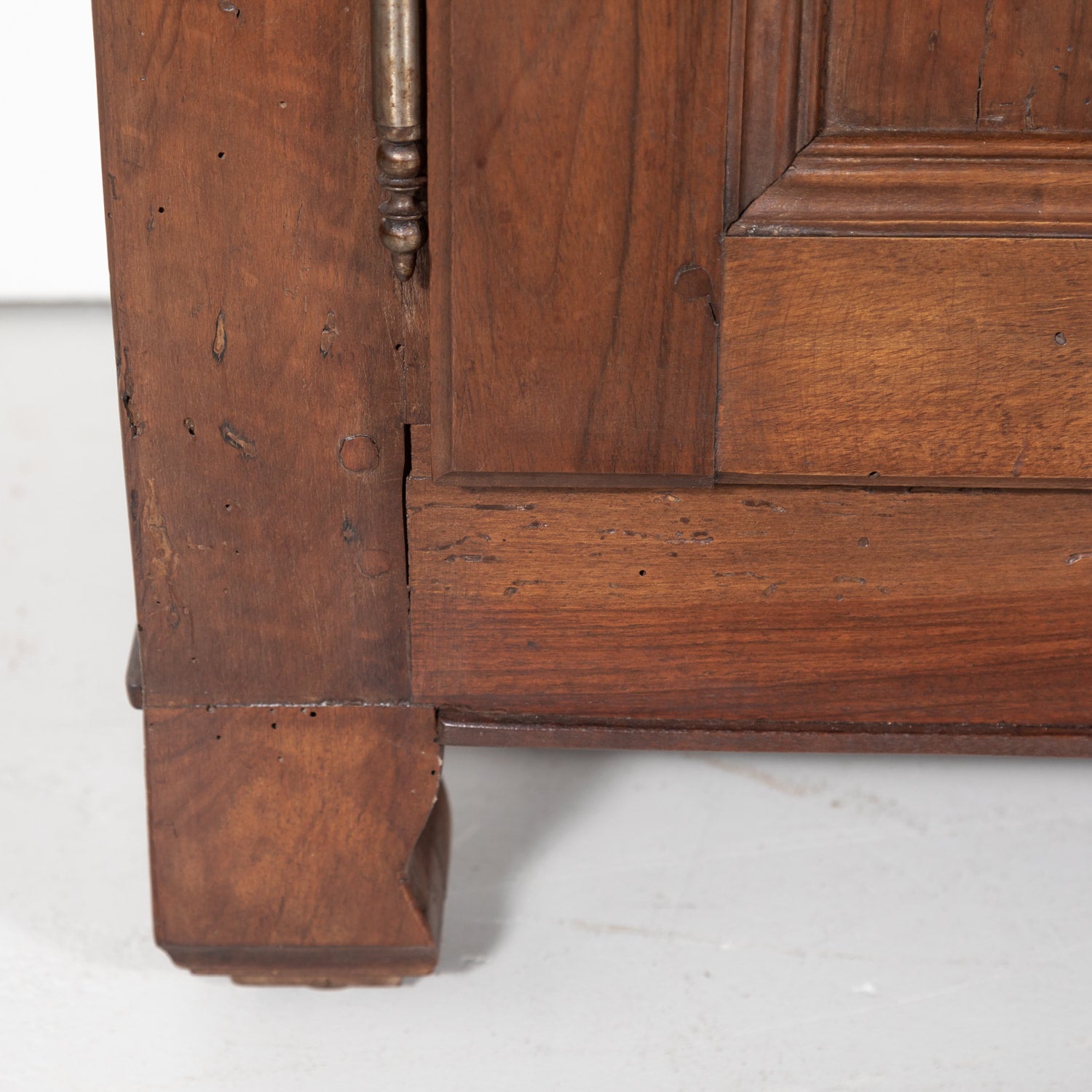 Antique French Provincial Solid Walnut Enfilade Buffet