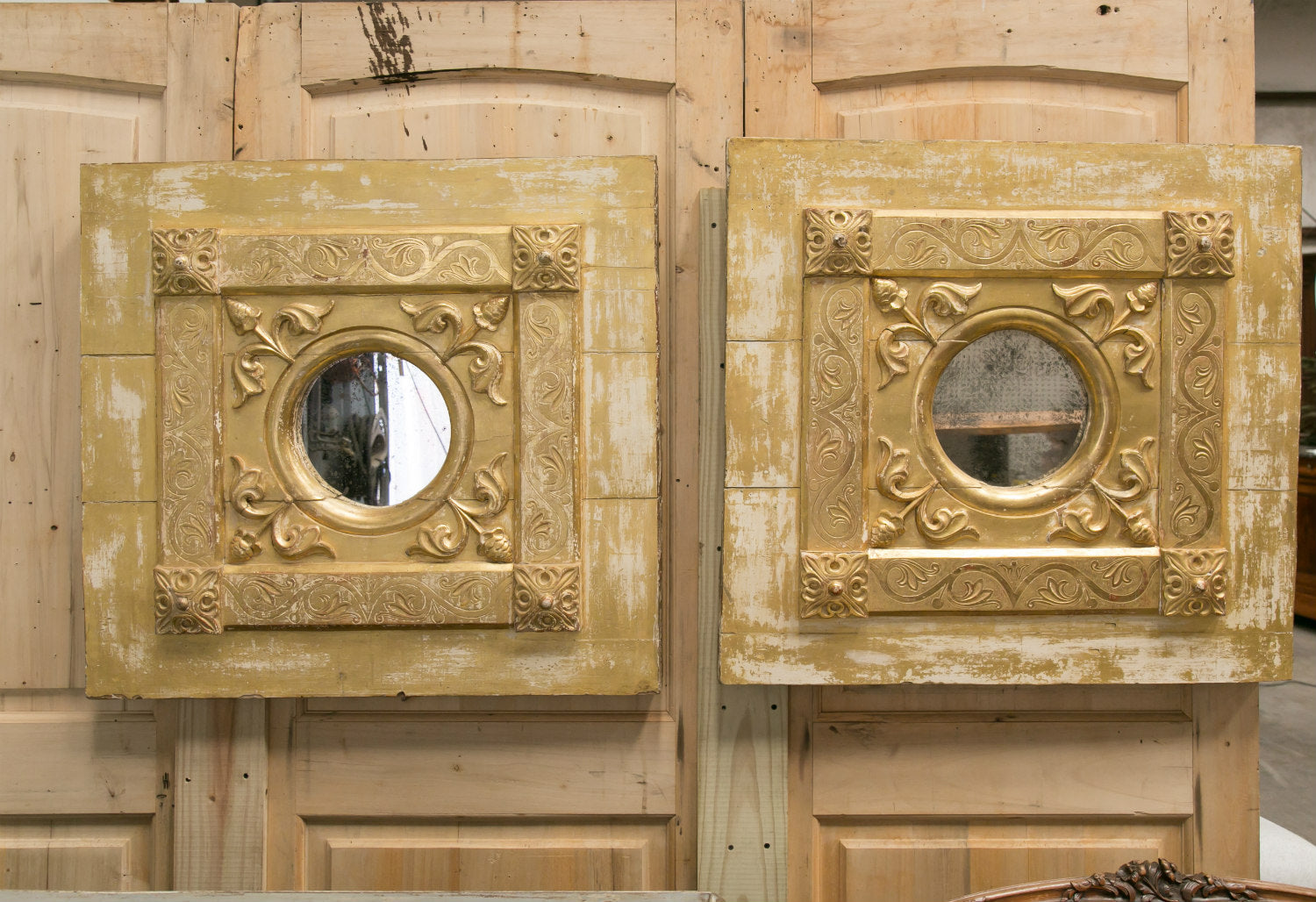 Pair of 18th Century French Gilded Mirrors