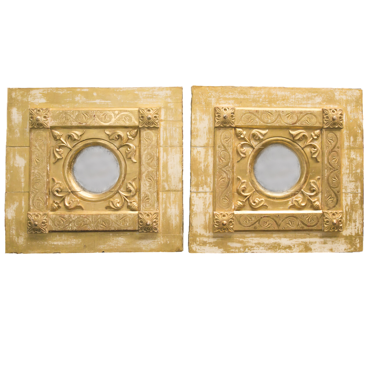 Pair of 18th Century French Gilded Mirrors