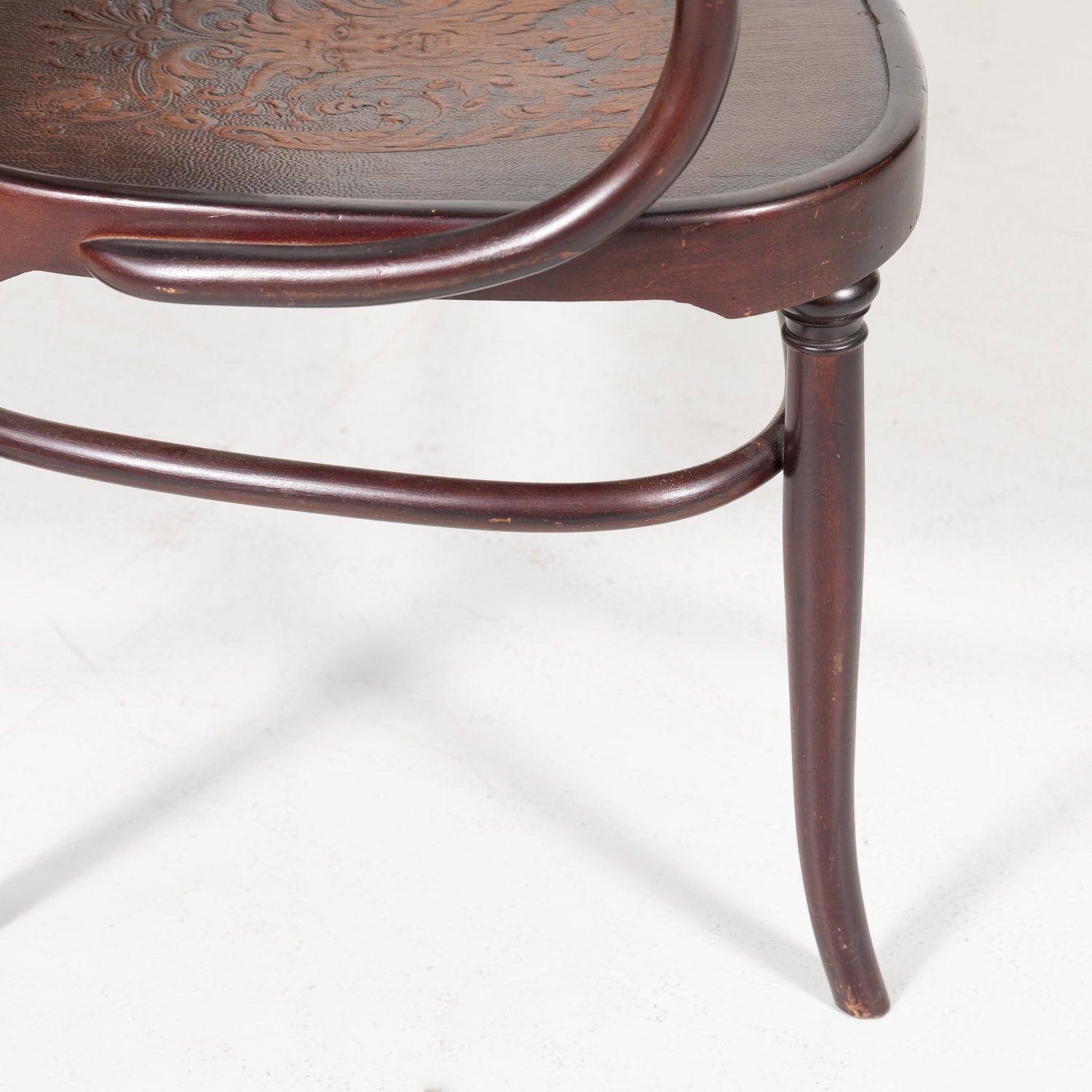 Rare Vienna Secession Jacob & Josef Kohn Bentwood Bench No. 67