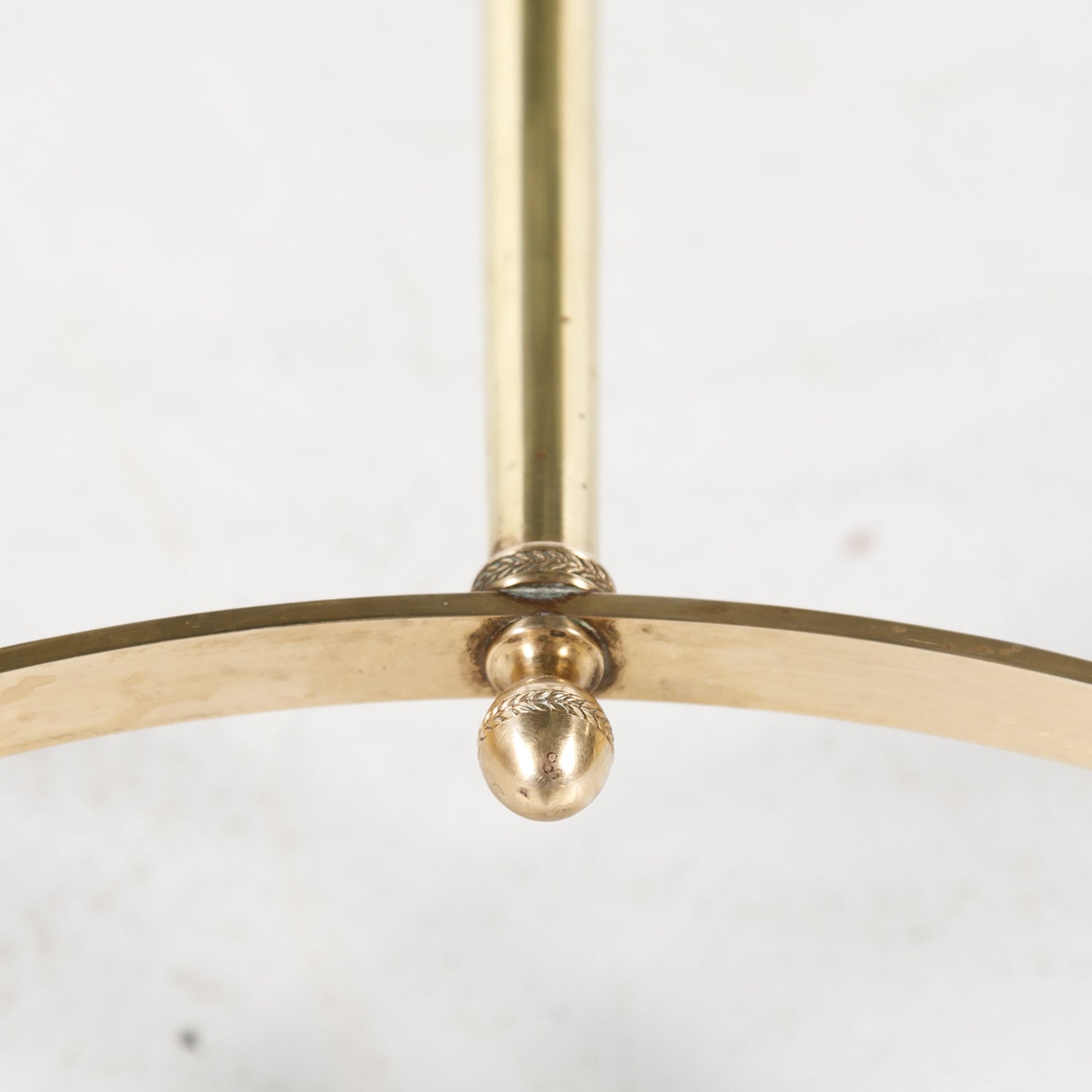 Maison Baguès Mid-Century French Brass and Eglomise Coffee or Cocktail Table