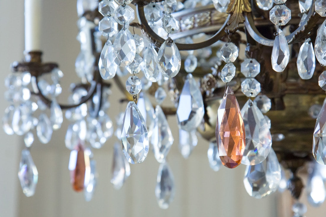 19th Century Louis XV Style Bronze and Crystal 12-Light Chandelier