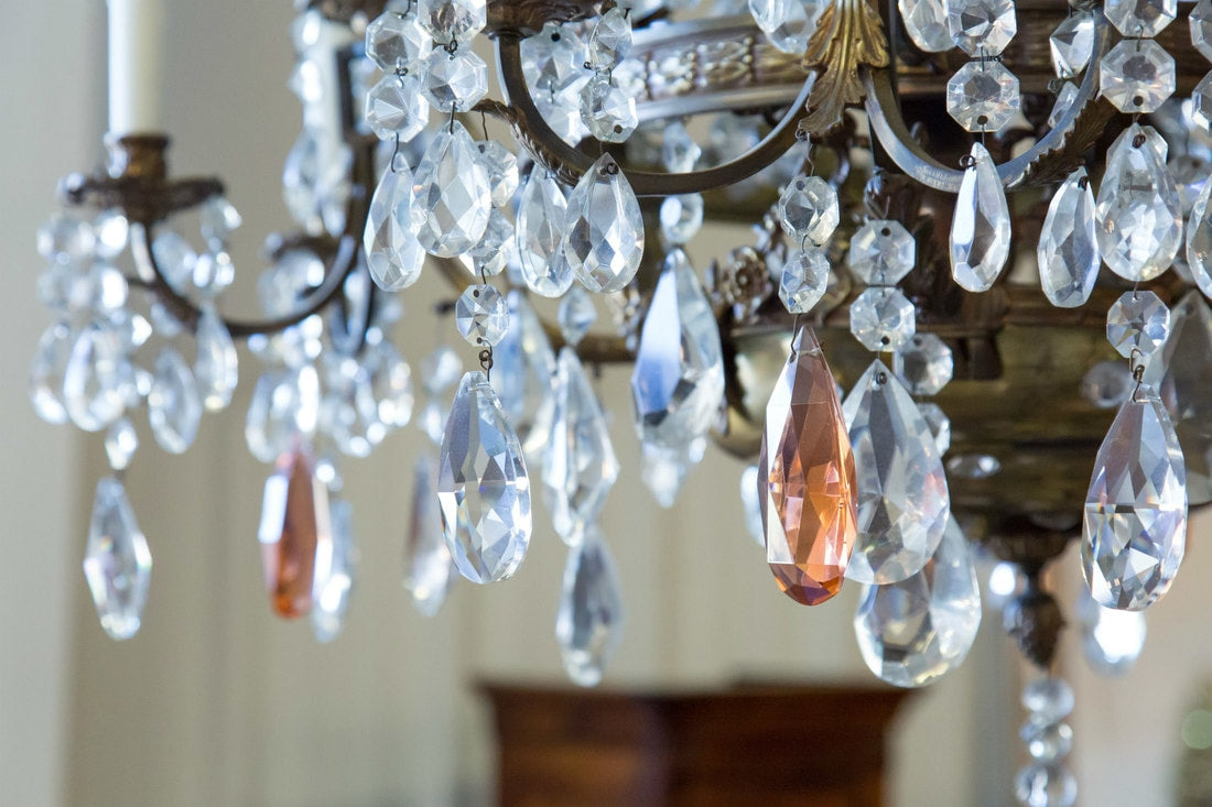 19th Century Louis XV Style Bronze and Crystal 12-Light Chandelier