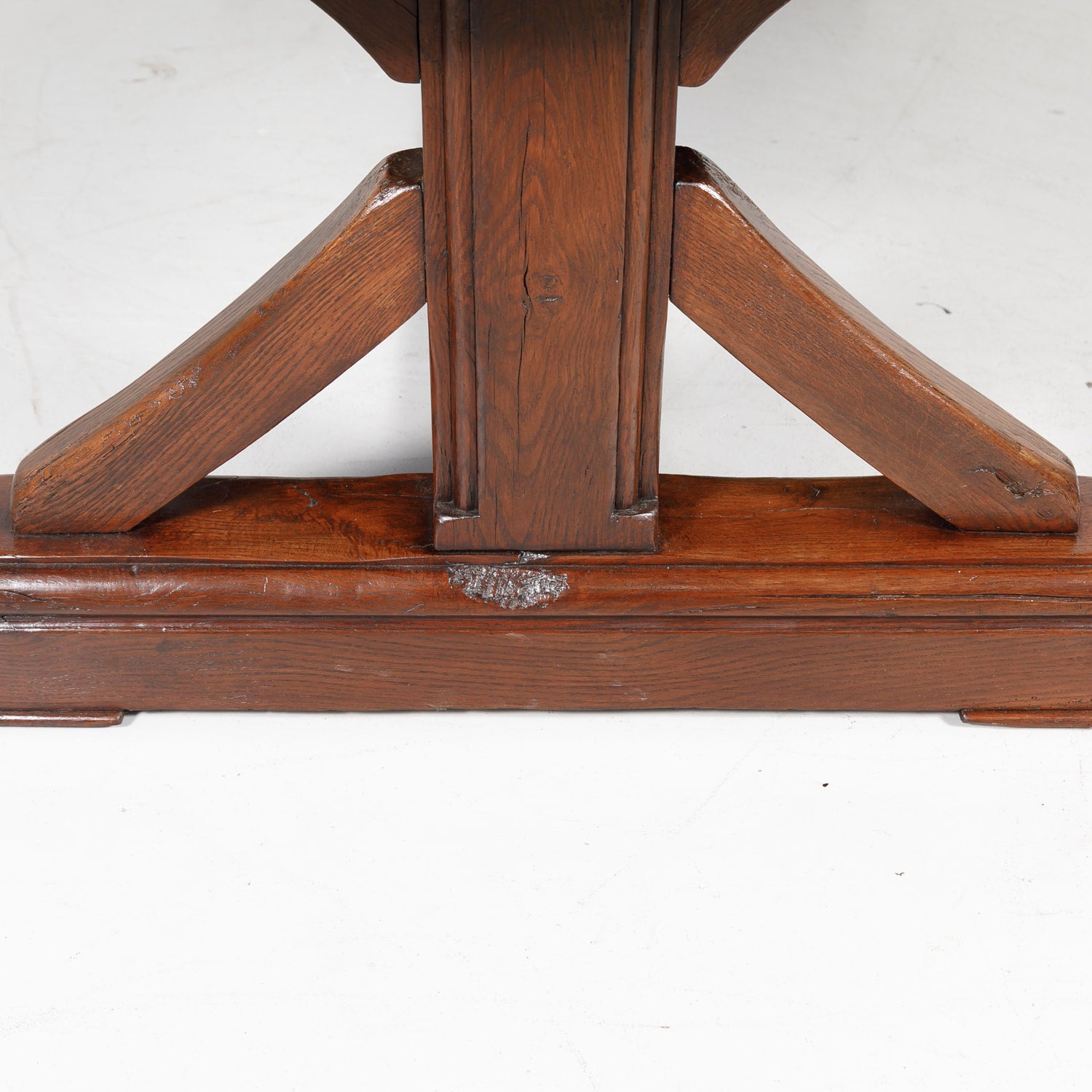 Mid-19th Century French X-Base Trestle Dining Table