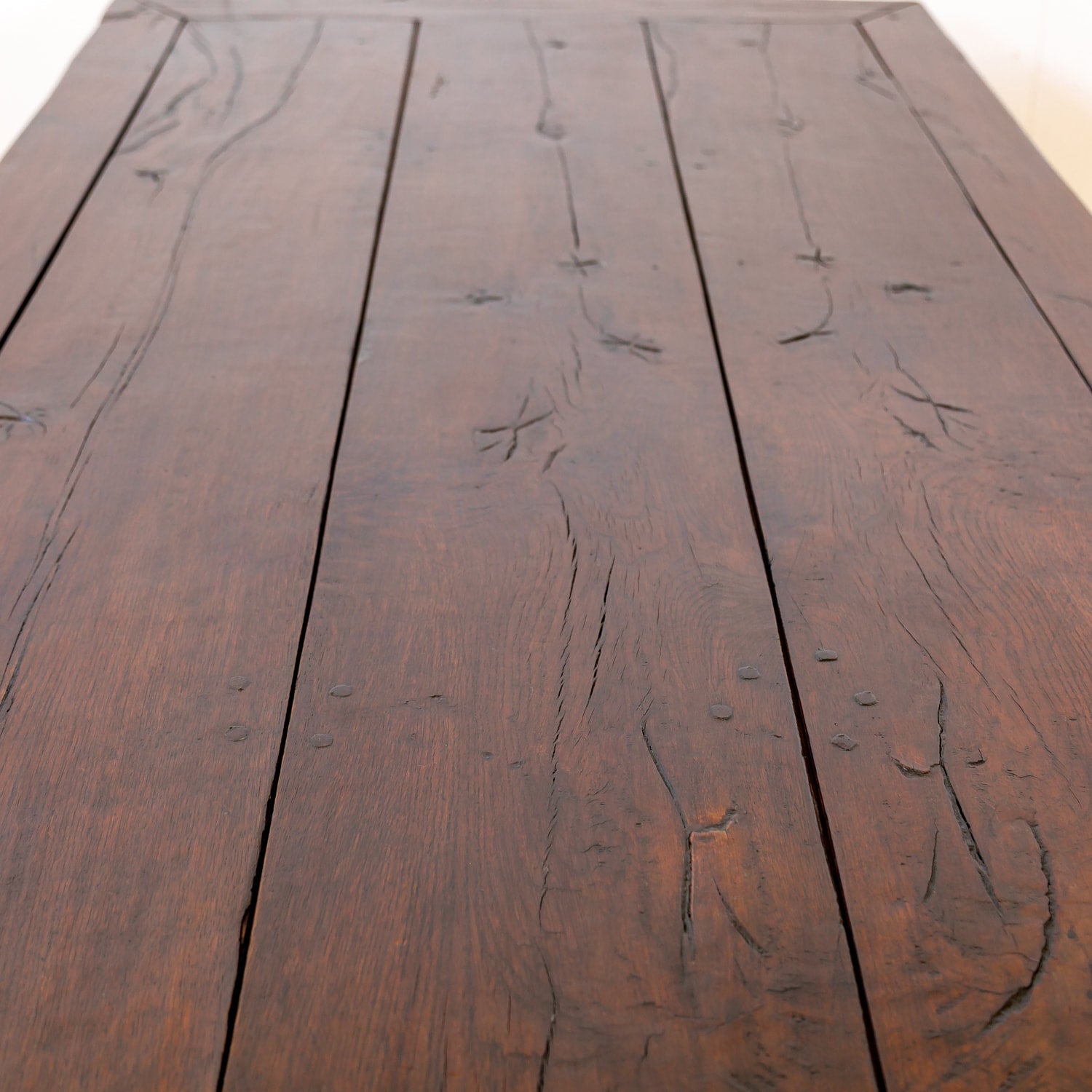 Mid-19th Century French X-Base Trestle Dining Table