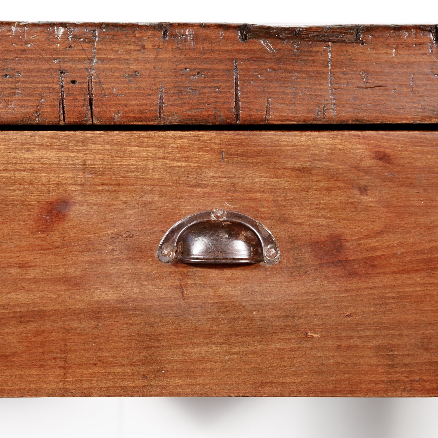 19th Century French Etabli or Capenter's Workbench with Two Vises 